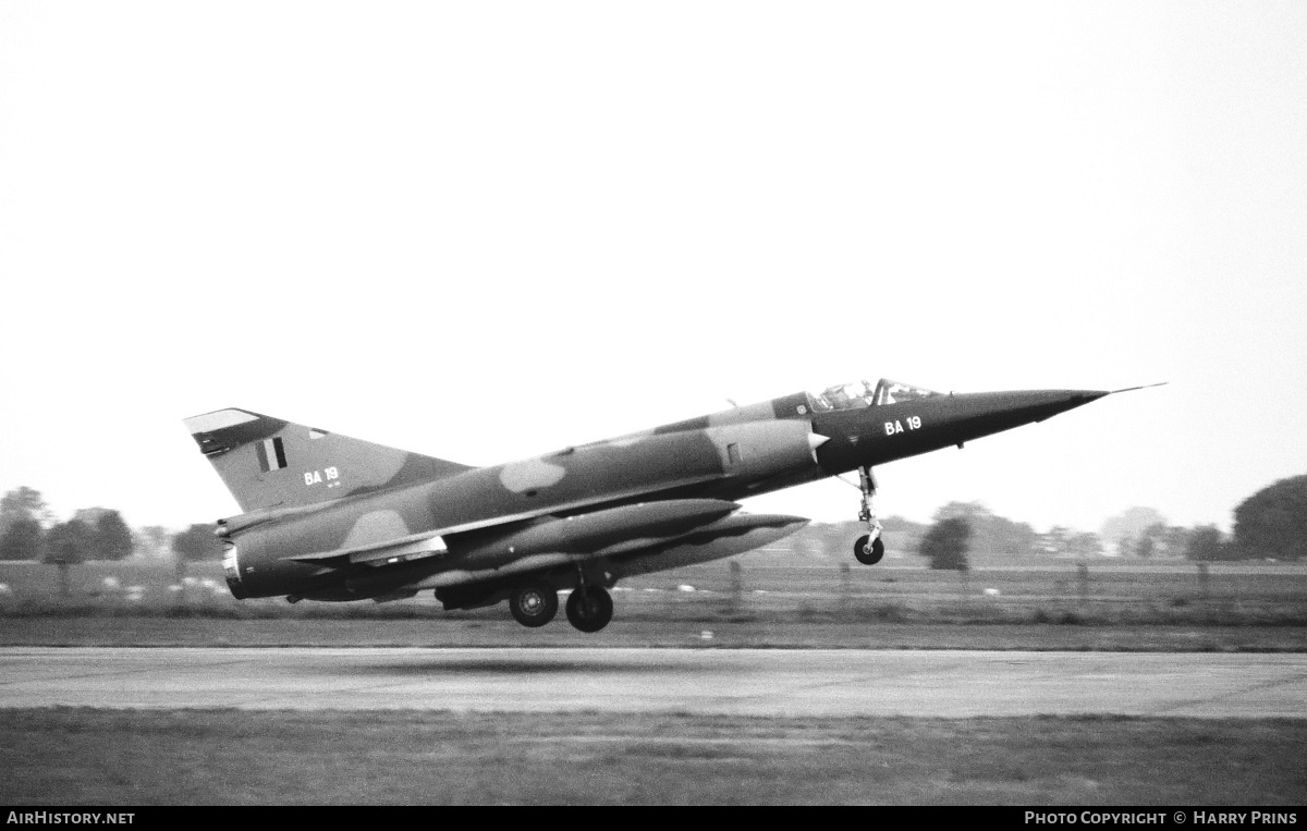 Aircraft Photo of BA19 | Dassault Mirage 5BA | Belgium - Air Force | AirHistory.net #592093