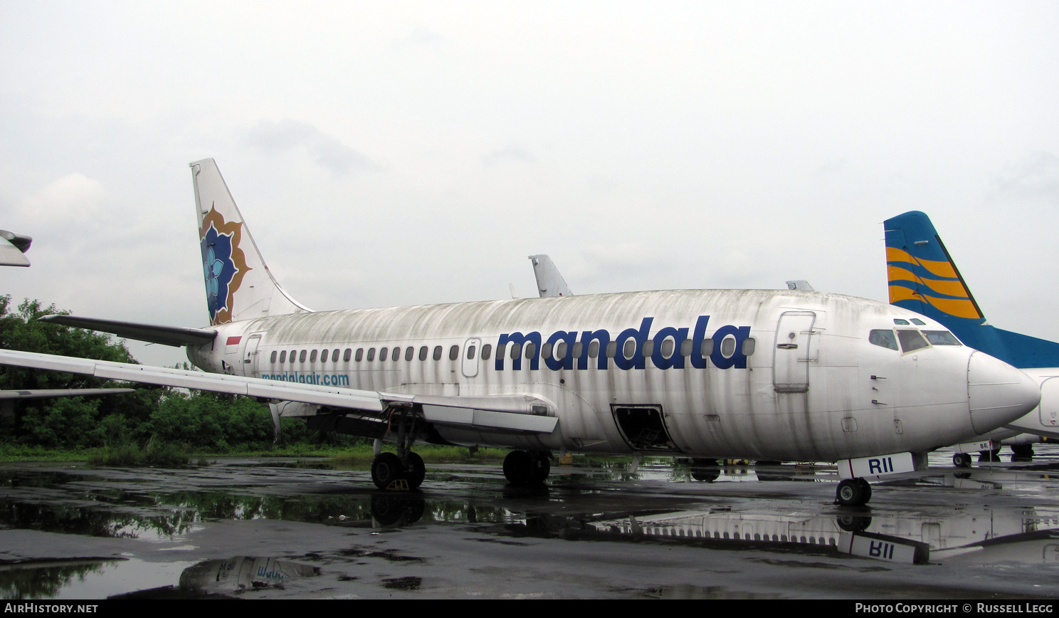 Aircraft Photo of PK-RII | Boeing 737-2E7/Adv | Mandala Airlines | AirHistory.net #592110