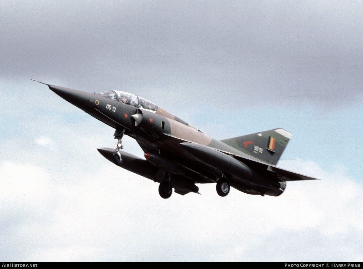 Aircraft Photo of BD12 | Dassault Mirage 5BD | Belgium - Air Force | AirHistory.net #592113