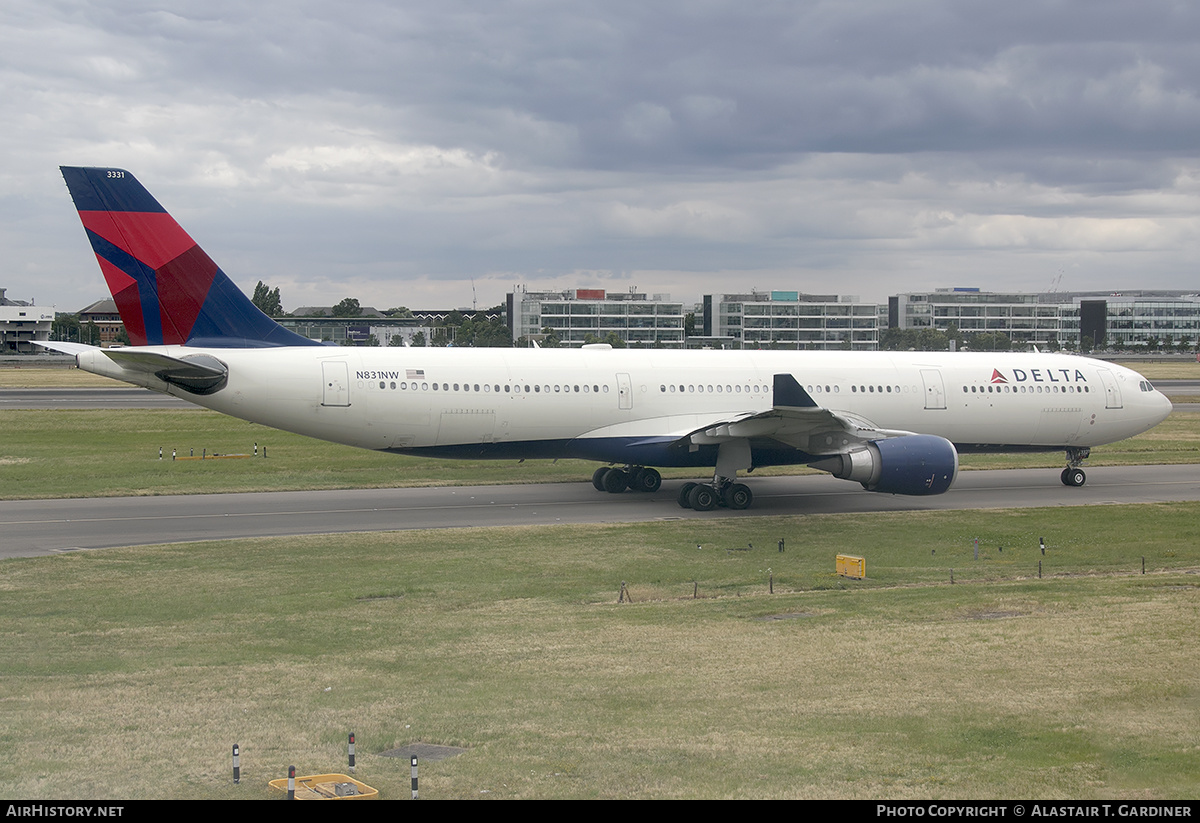 Aircraft Photo of N831NW | Airbus A330-302 | Delta Air Lines | AirHistory.net #592154
