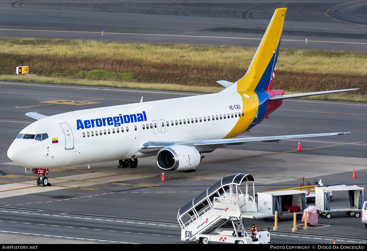 Aircraft Photo of HC-CXU | Boeing 737-401 | Aeroregional | AirHistory.net #592178