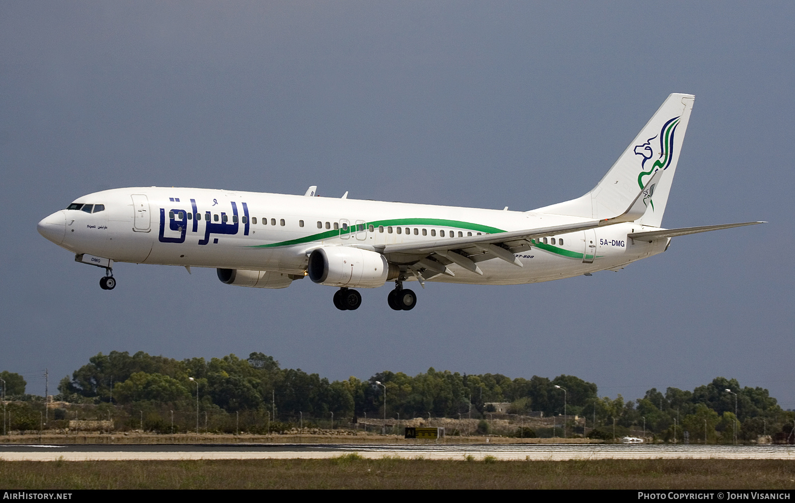 Aircraft Photo of 5A-DMG | Boeing 737-8GK | Buraq Air | AirHistory.net #592210