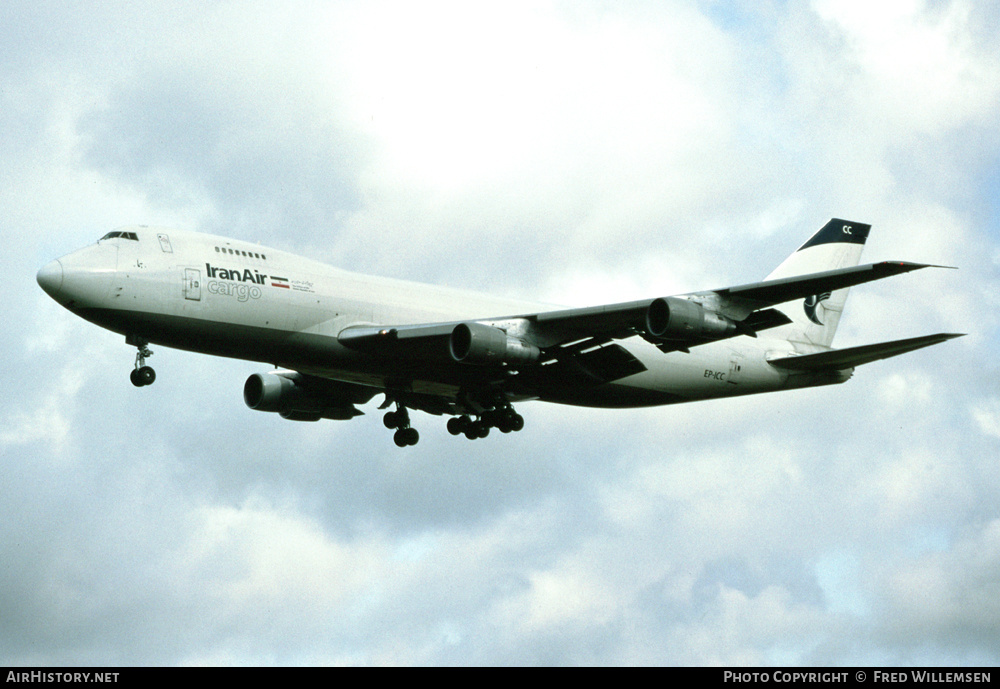 Aircraft Photo of EP-ICC | Boeing 747-2J9F/SCD | Iran Air Cargo | AirHistory.net #592220