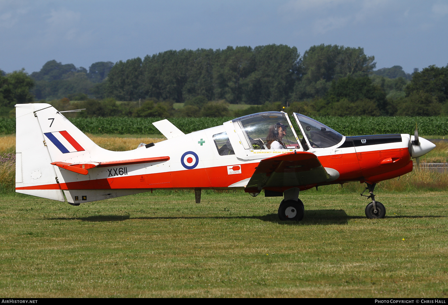 Aircraft Photo of G-CBDK / XX611 | Scottish Aviation Bulldog T1 | UK - Air Force | AirHistory.net #592223
