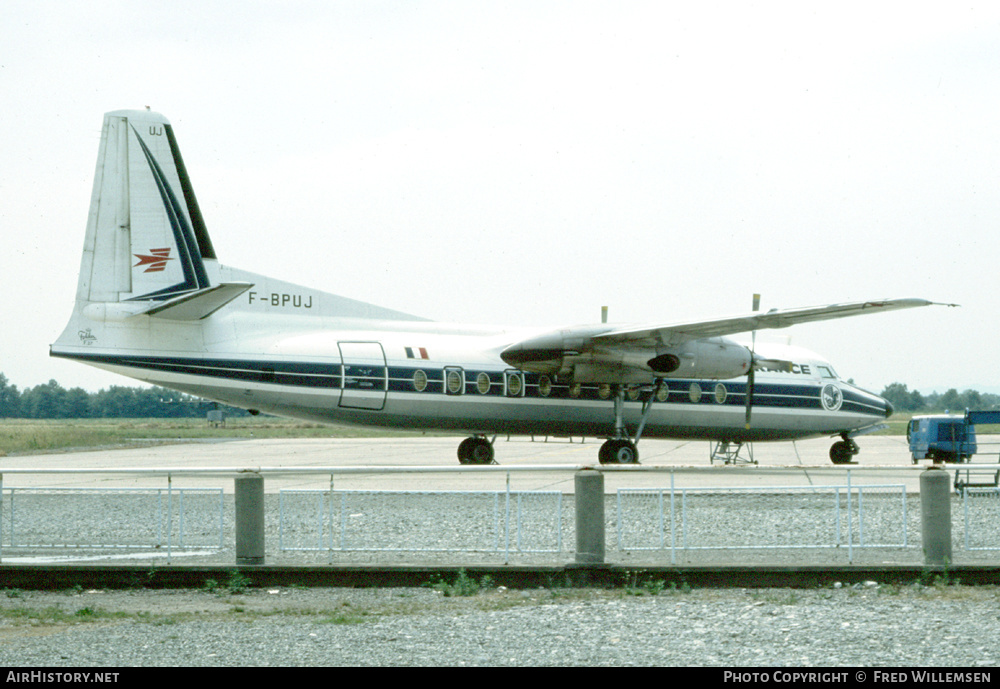 Aircraft Photo of F-BPUJ | Fokker F27-500 Friendship | Air France | AirHistory.net #592226