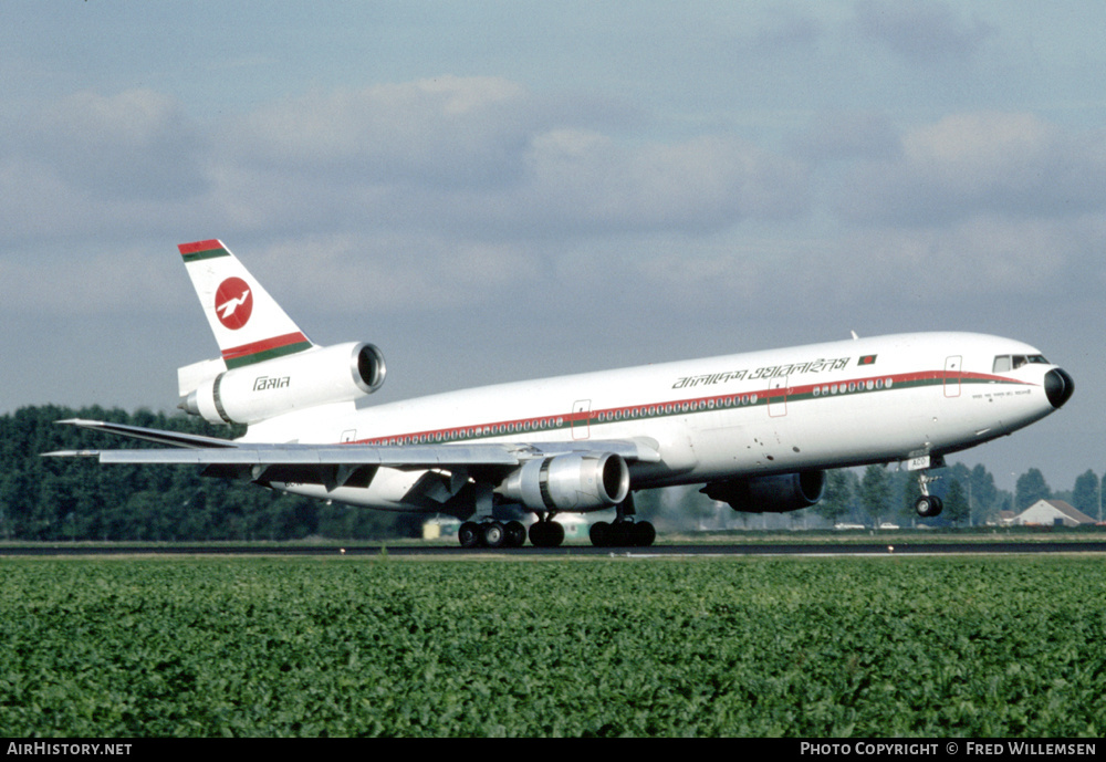 Aircraft Photo of S2-ACO | McDonnell Douglas DC-10-30 | Biman Bangladesh Airlines | AirHistory.net #592253