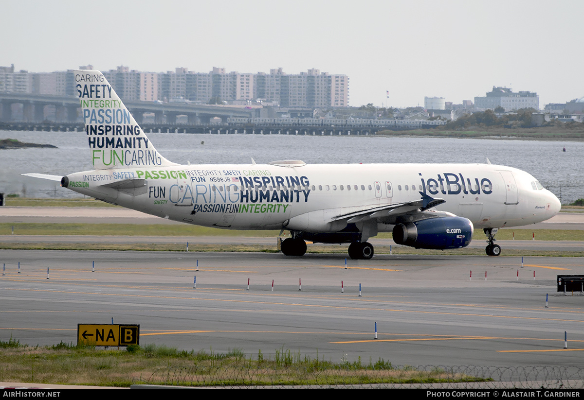 Aircraft Photo of N598JB | Airbus A320-232 | JetBlue Airways | AirHistory.net #592311