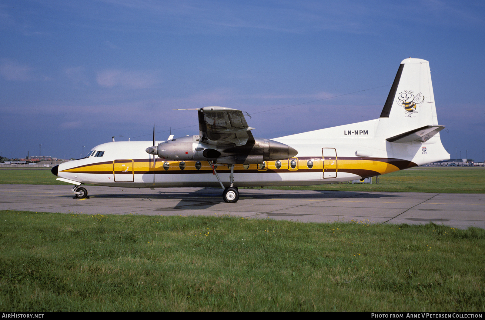 Aircraft Photo of LN-NPM | Fokker F27-100 Friendship | Busy Bee of Norway | AirHistory.net #592332