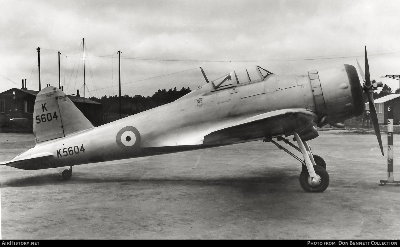 Aircraft Photo of K5604 | Gloster F.5/34 | UK - Air Force | AirHistory.net #592333