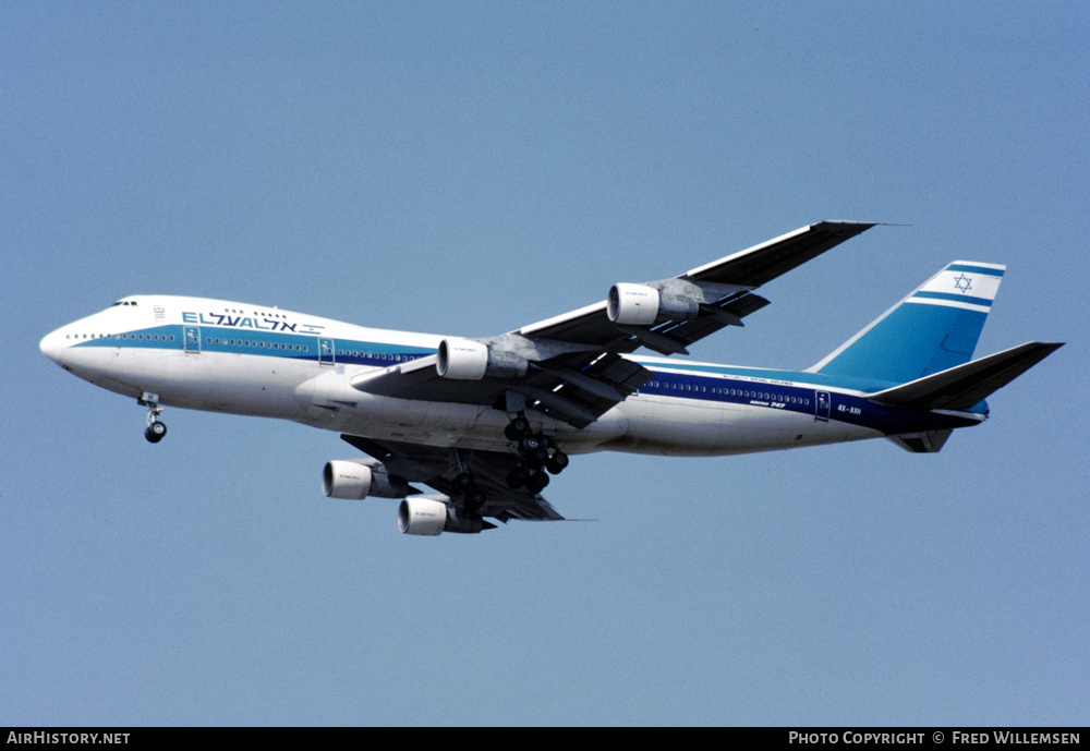 Aircraft Photo of 4X-AXH | Boeing 747-258B(M) | El Al Israel Airlines | AirHistory.net #592343