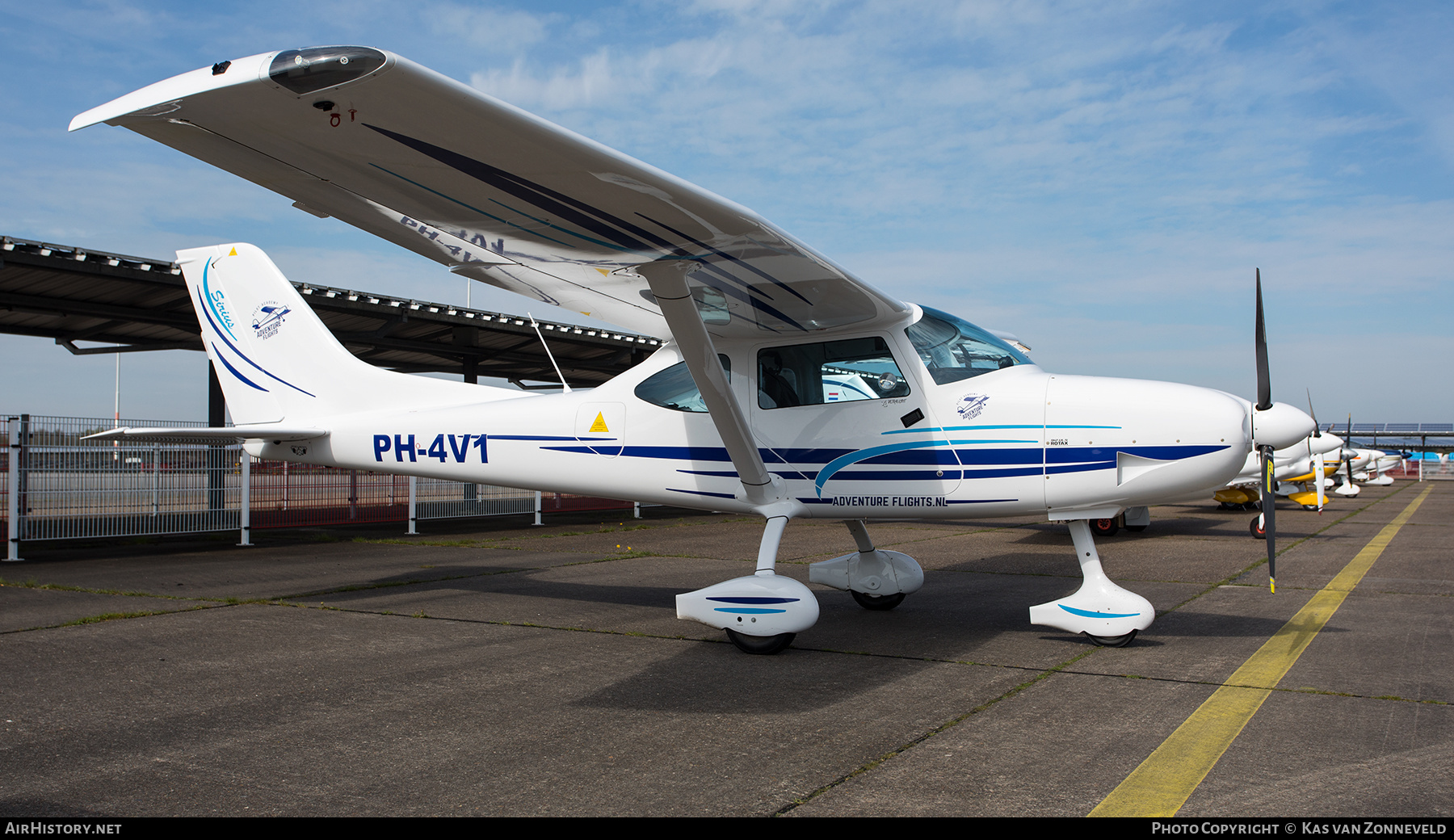 Aircraft Photo of PH-4V1 | TL Ultralight TL-3000 Sirius | Adventure Flights | AirHistory.net #592358