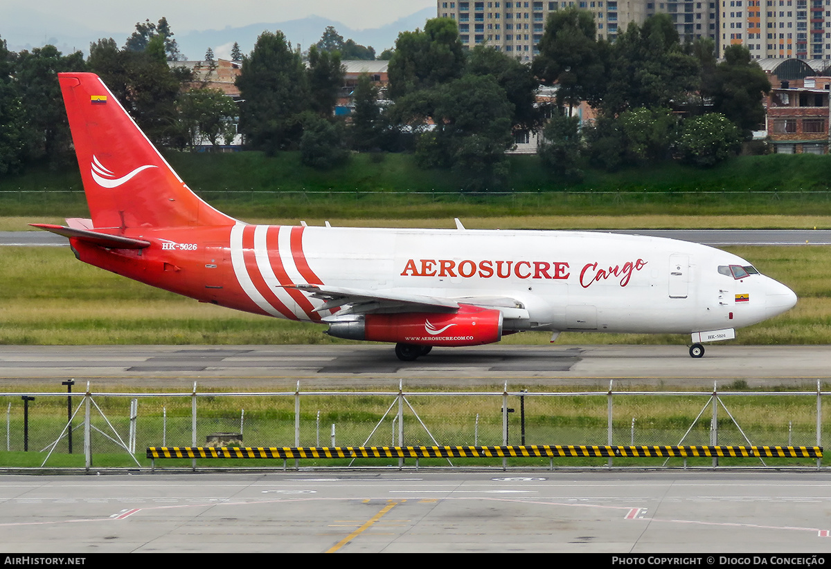 Aircraft Photo of HK-5026 | Boeing 737-230/Adv(F) | Aerosucre | AirHistory.net #592379