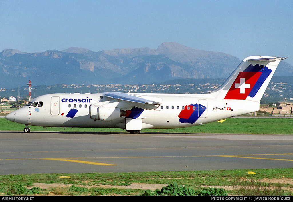 Aircraft Photo of HB-IXG | British Aerospace Avro 146-RJ85 | Crossair | AirHistory.net #592385