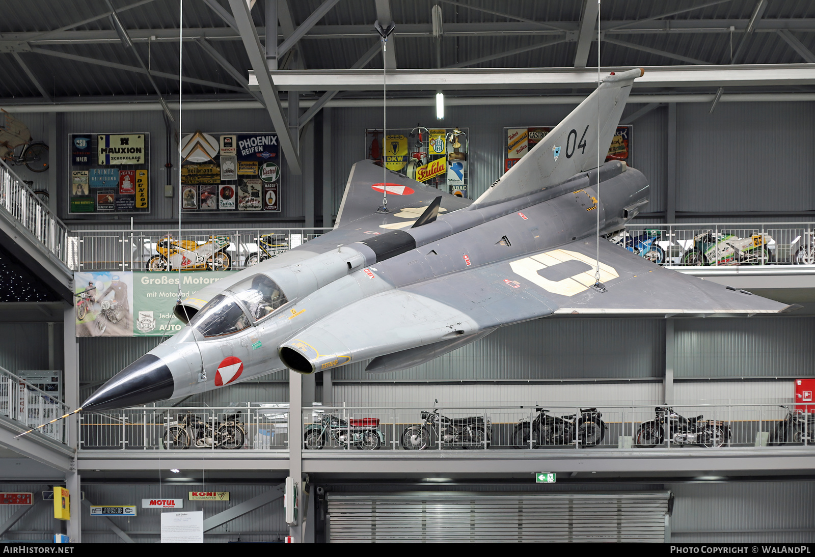 Aircraft Photo of 04 | Saab J35Oe Draken | Austria - Air Force | AirHistory.net #592388