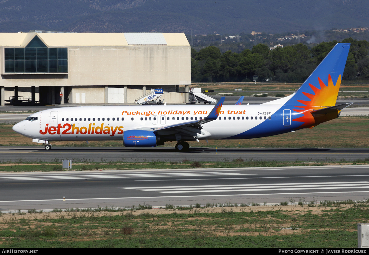 Aircraft Photo of G-JZBF | Boeing 737-800 | Jet2 Holidays | AirHistory.net #592394