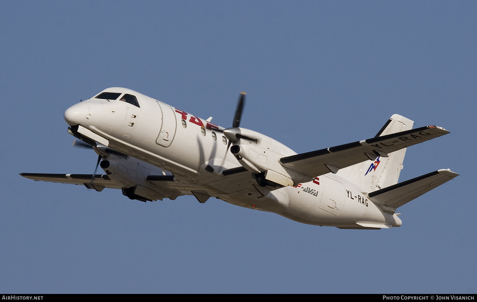 Aircraft Photo of YL-RAG | Saab-Fairchild SF-340A(F) | RAF-Avia Airlines | AirHistory.net #592458