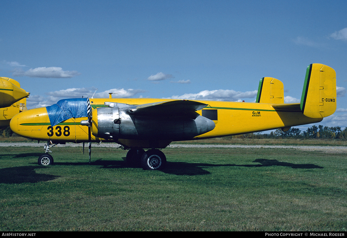 Aircraft Photo of C-GUNO | North American B-25J Mitchell | G & M Aircraft | AirHistory.net #592461