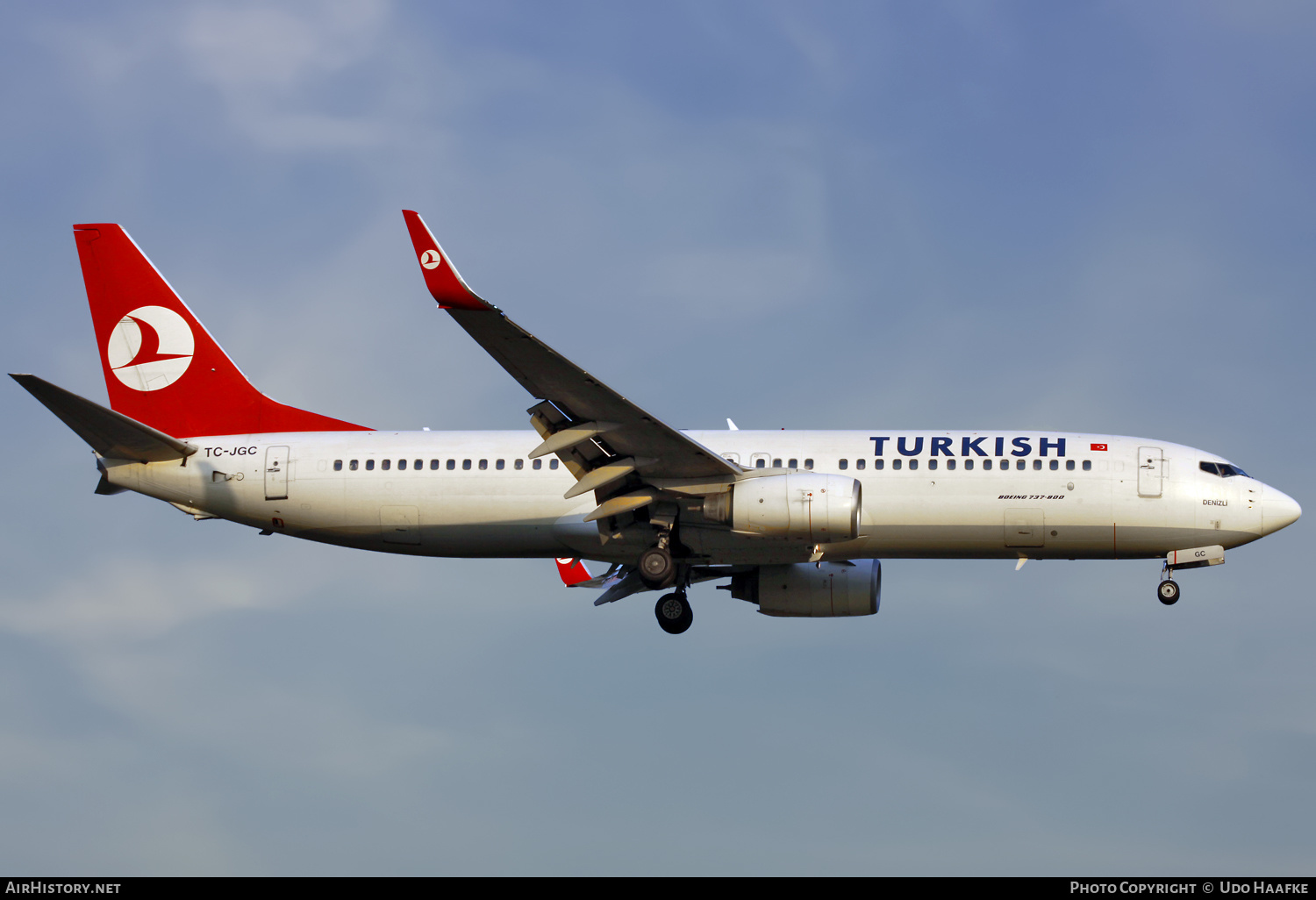 Aircraft Photo of TC-JGC | Boeing 737-8F2 | Turkish Airlines | AirHistory.net #592490