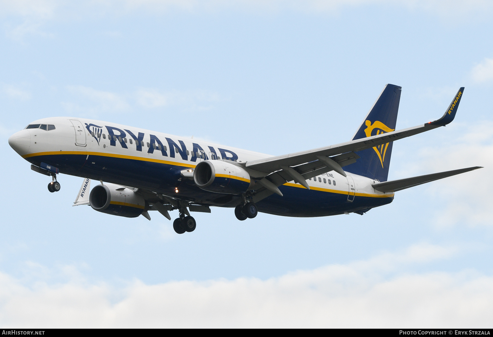 Aircraft Photo of EI-ENE | Boeing 737-8AS | Ryanair | AirHistory.net #592495