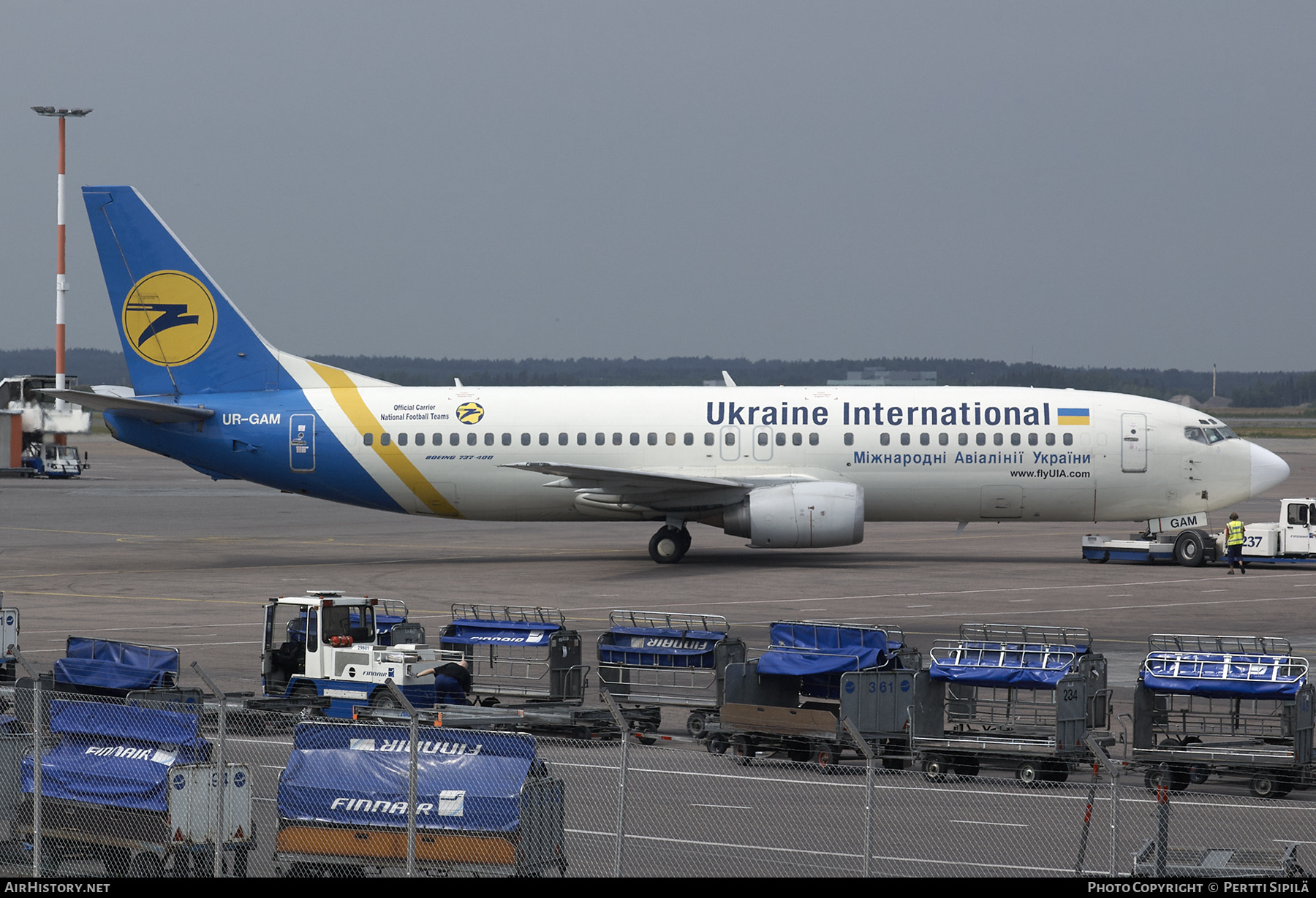 Aircraft Photo of UR-GAM | Boeing 737-4Y0 | Ukraine International Airlines | AirHistory.net #592509