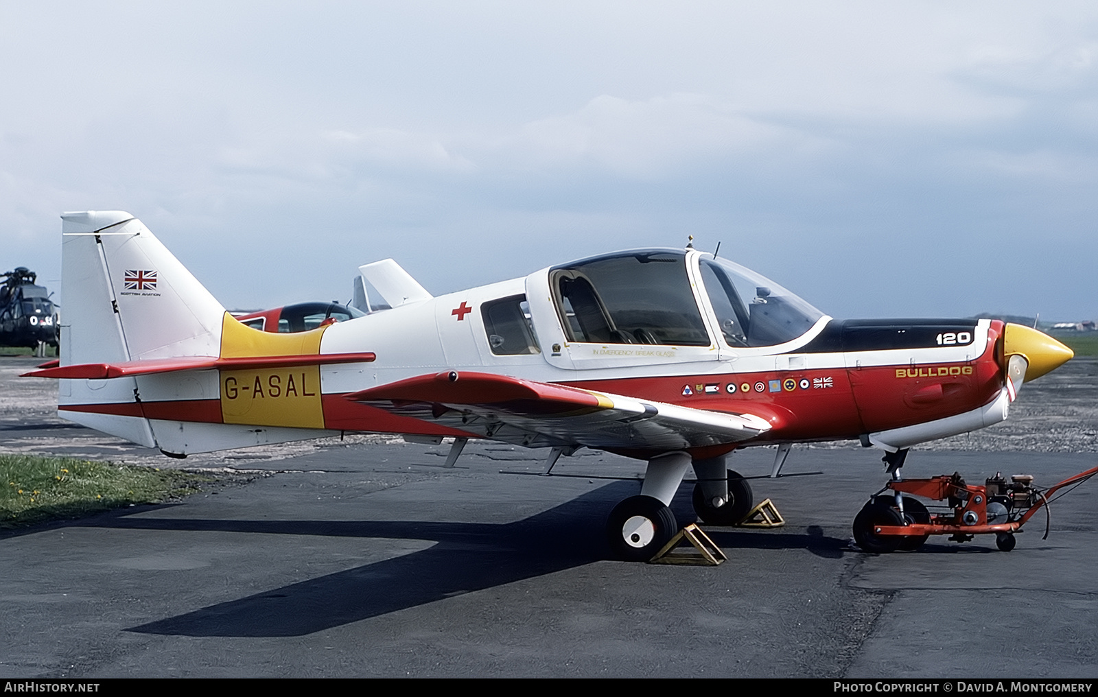 Aircraft Photo of G-ASAL | Scottish Aviation Bulldog 120/124 | Scottish Aviation | AirHistory.net #592553