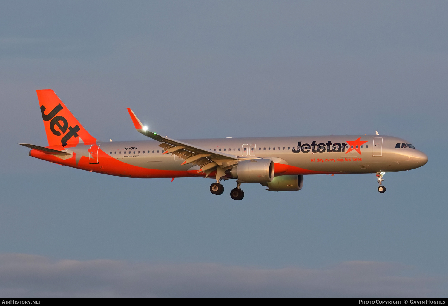 Aircraft Photo of VH-OFW | Airbus A321-251NX | Jetstar Airways | AirHistory.net #592594
