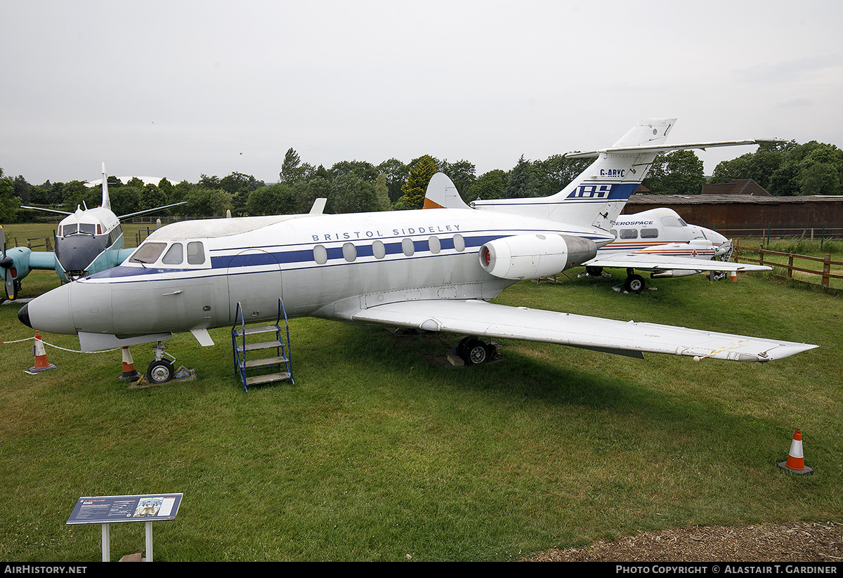 Aircraft Photo of G-ARYC | De Havilland D.H. 125-1 | Bristol Siddeley | AirHistory.net #592599