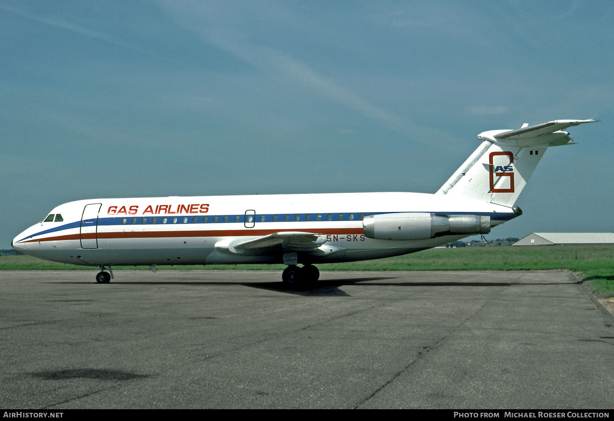 Aircraft Photo of 5N-SKS | BAC 111-204AF One-Eleven | GAS Airlines - General Aviation Services | AirHistory.net #592602