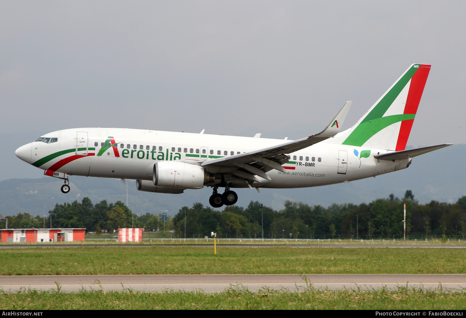 Aircraft Photo of YR-BMR | Boeing 737-7K2 | Aeroitalia | AirHistory.net #592642
