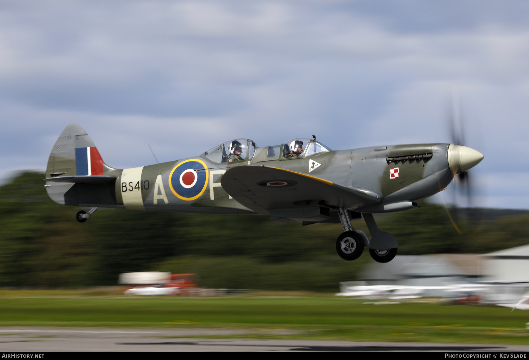 Aircraft Photo of G-TCHI / BS410 | Supermarine 361 Spitfire Mk9 | UK - Air Force | AirHistory.net #592734