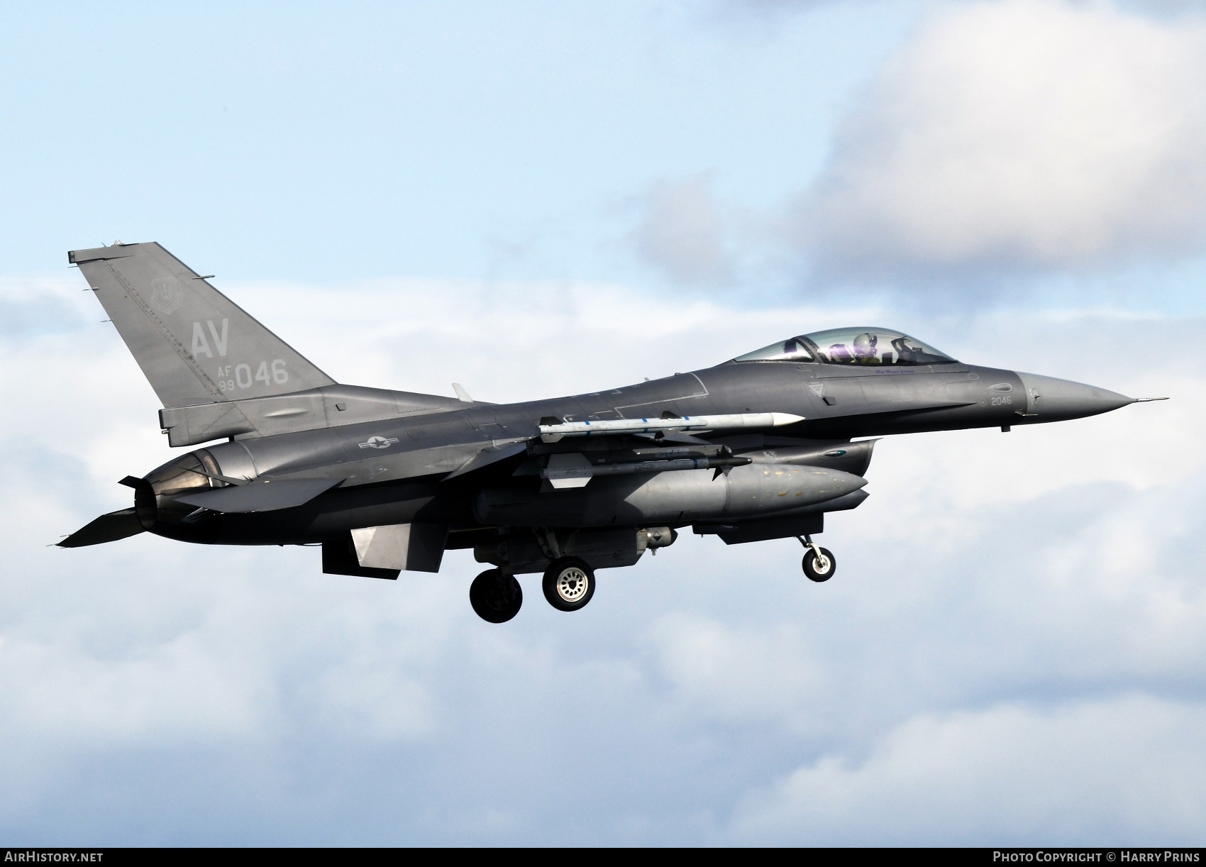 Aircraft Photo of 89-2046 / AF89-046 | Lockheed Martin F-16CM Fighting Falcon | USA - Air Force | AirHistory.net #592757