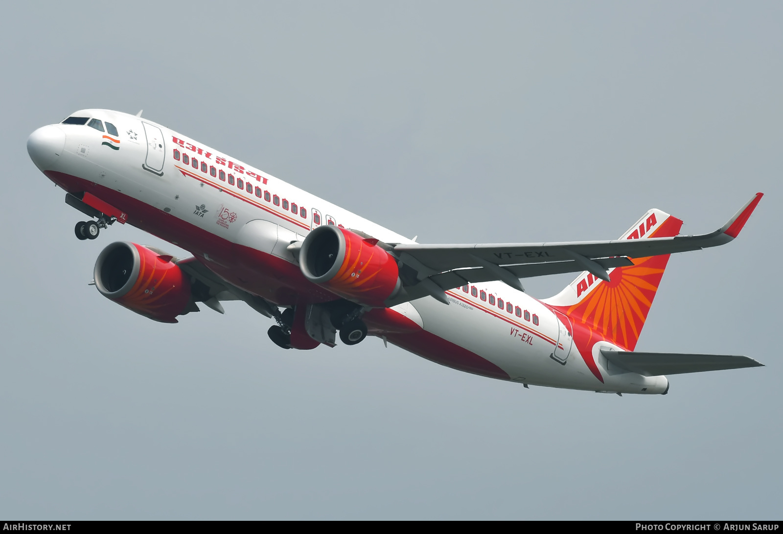 Aircraft Photo of VT-EXL | Airbus A320-251N | Air India | AirHistory.net #592770