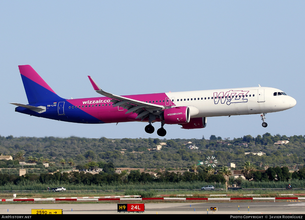 Aircraft Photo of HA-LVG | Airbus A321-271NX | Wizz Air | AirHistory.net #592774