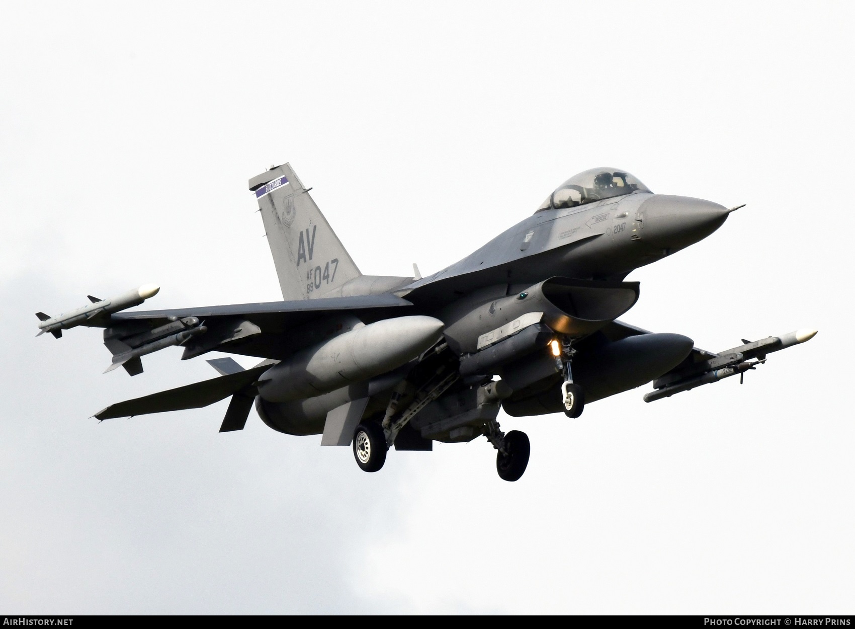 Aircraft Photo of 89-2047 / AF89-047 | General Dynamics F-16CM Fighting Falcon | USA - Air Force | AirHistory.net #592783