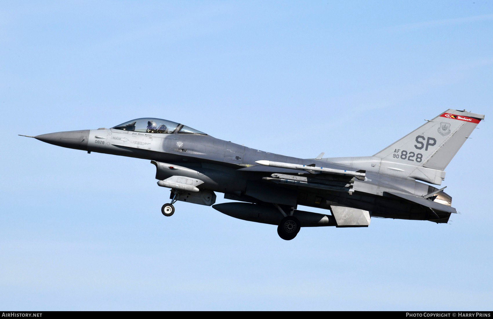Aircraft Photo of 90-0828 / AF90-828 | General Dynamics F-16CM Fighting Falcon | USA - Air Force | AirHistory.net #592792