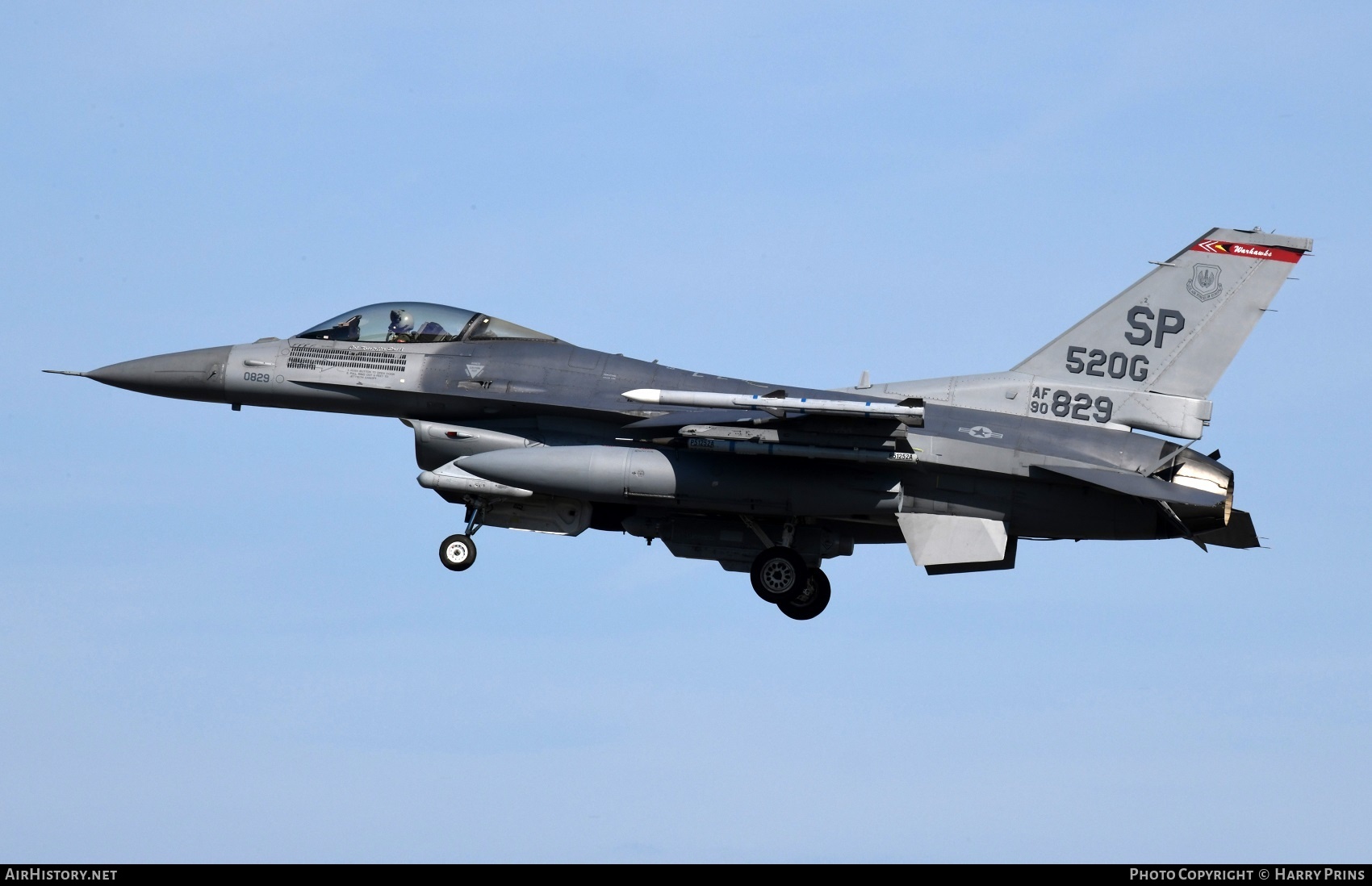 Aircraft Photo of 90-0829 / AF90-829 | General Dynamics F-16CM Fighting Falcon | USA - Air Force | AirHistory.net #592797