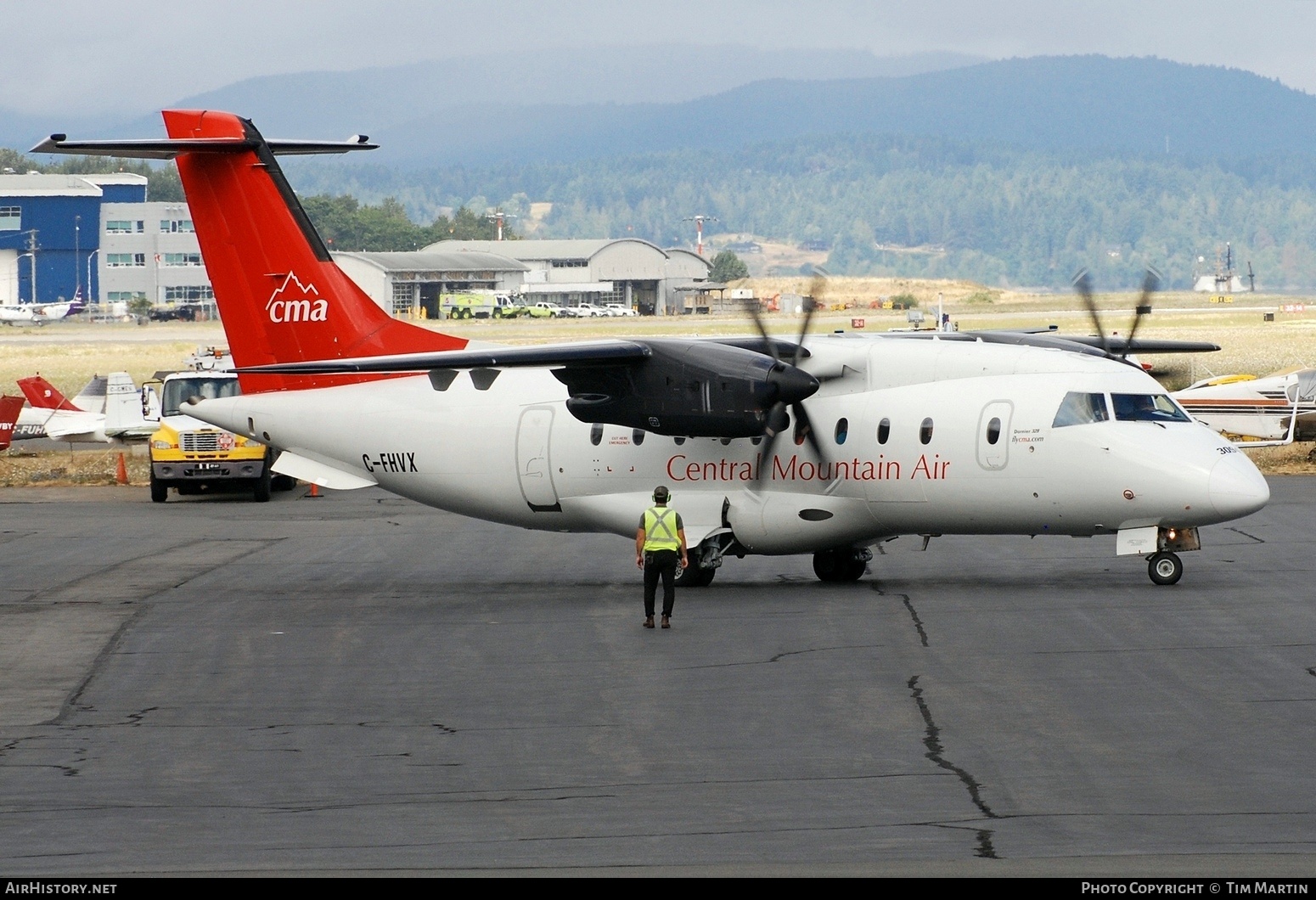 Aircraft Photo of C-FHVX | Dornier 328-110 | Central Mountain Air - CMA | AirHistory.net #592831