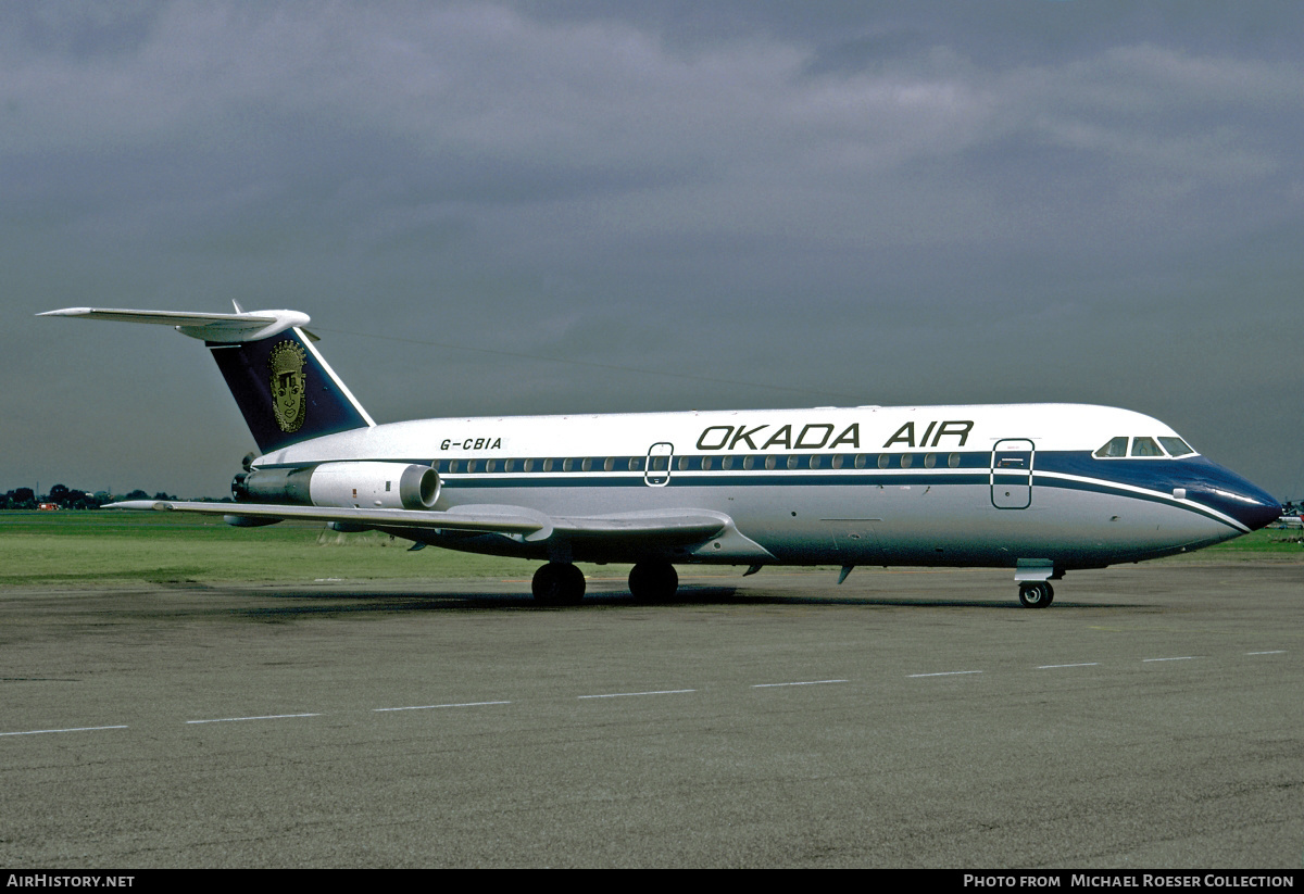 Aircraft Photo of G-CBIA | BAC 111-416EK One-Eleven | Okada Air | AirHistory.net #592839