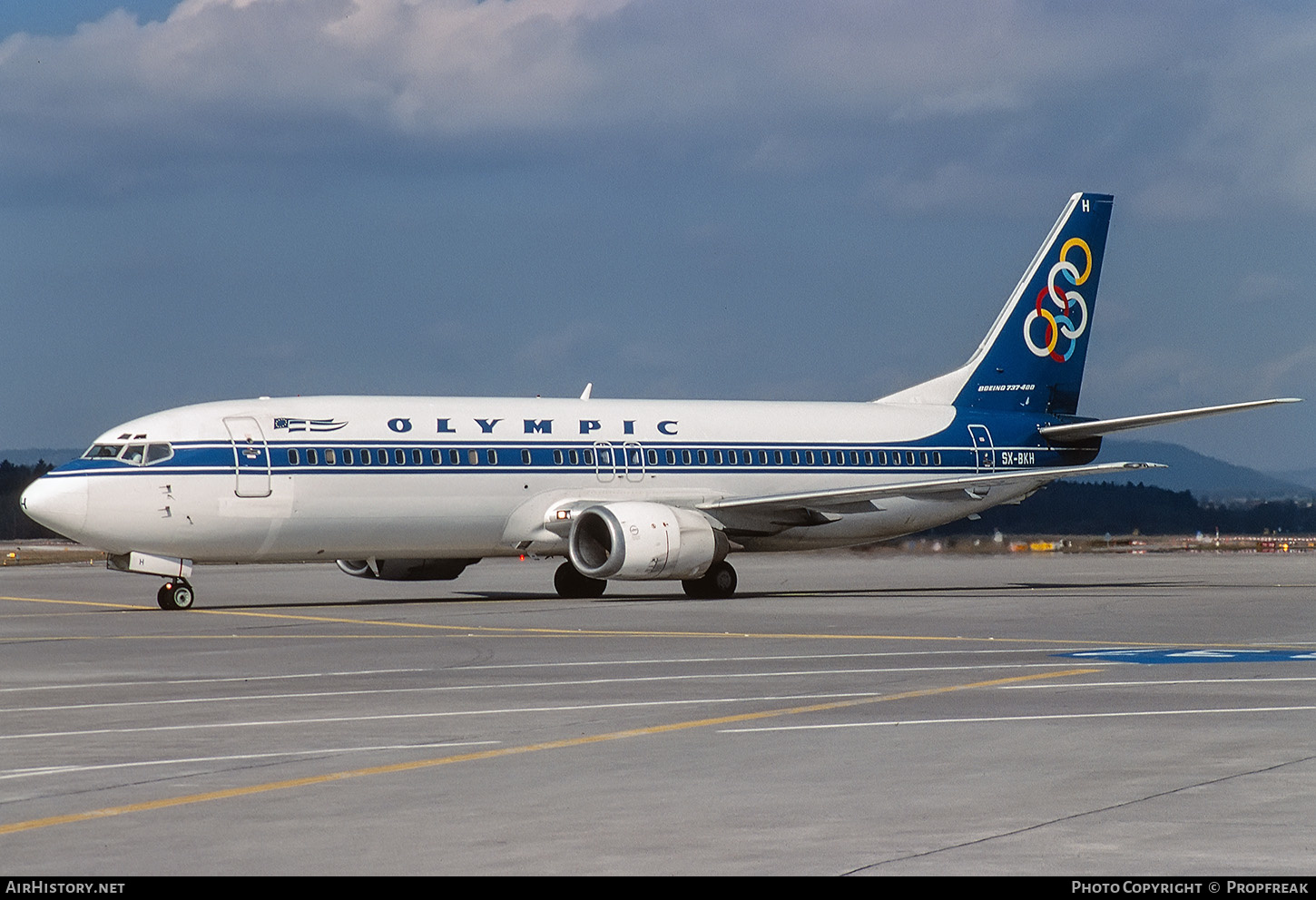 Aircraft Photo of SX-BKH | Boeing 737-4Q8 | Olympic | AirHistory.net #592858