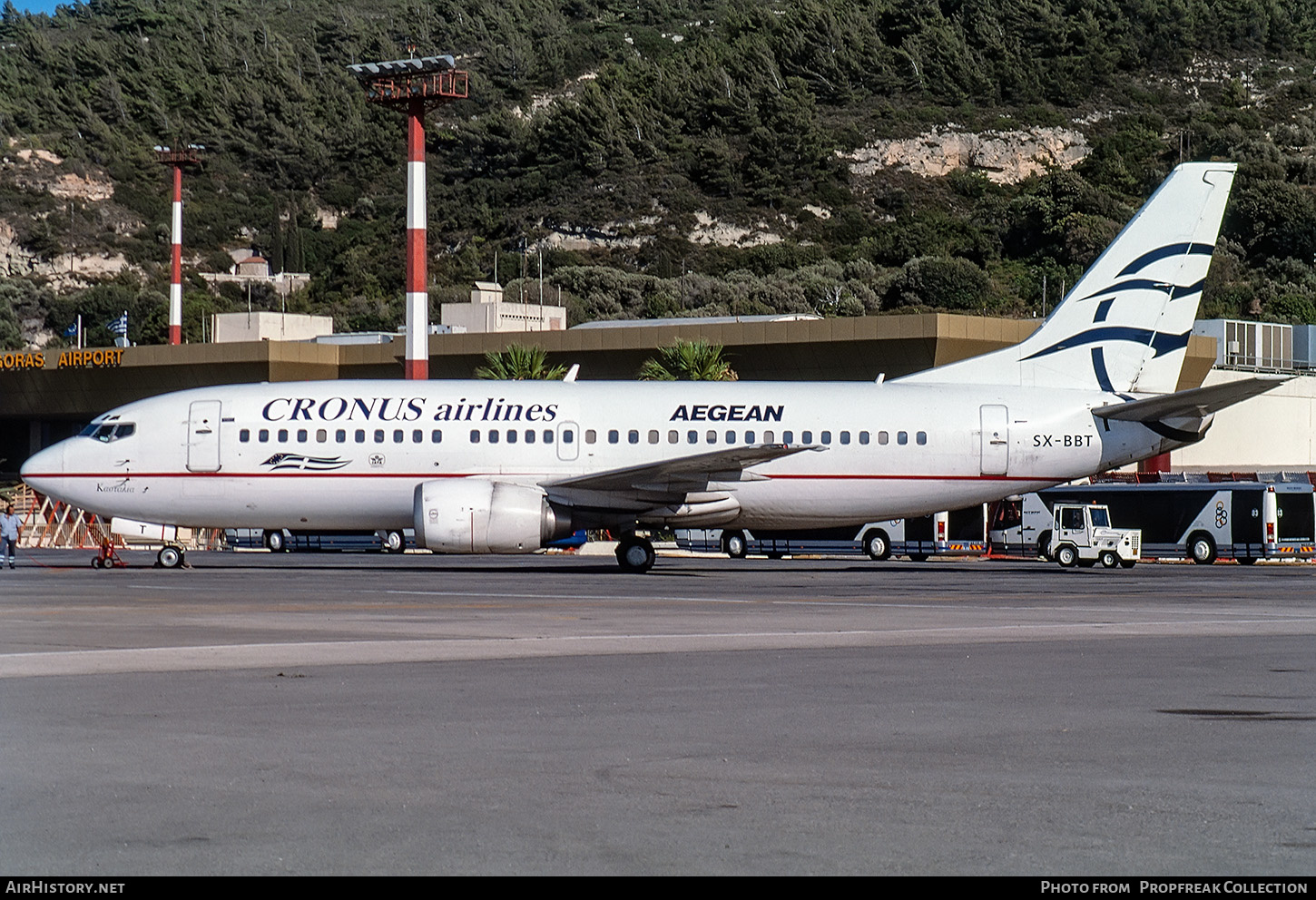 Aircraft Photo of SX-BBT | Boeing 737-33A | Aegean Cronus Airlines | AirHistory.net #592861