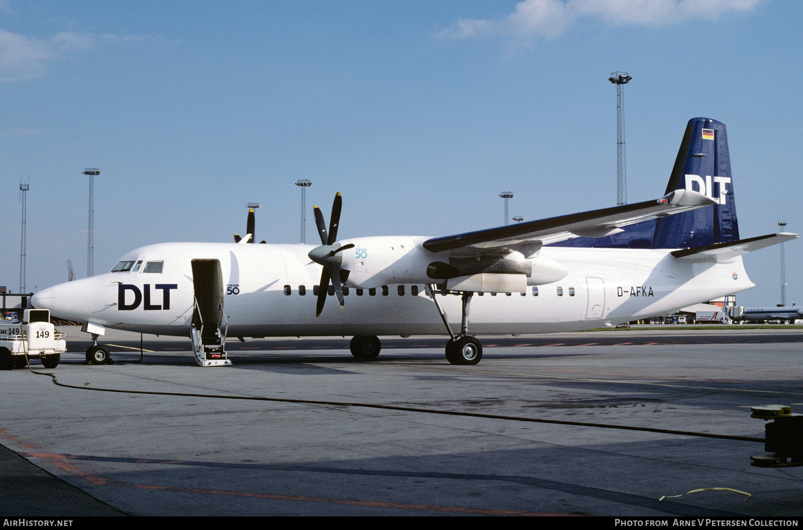 Aircraft Photo of D-AFKA | Fokker 50 | DLT - Deutsche Luftverkehrsgesellschaft | AirHistory.net #592909