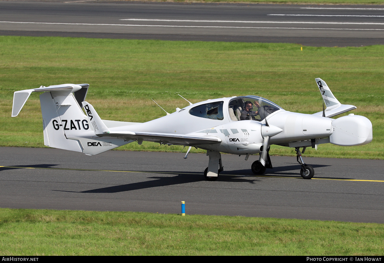 Aircraft Photo of G-ZATG | Diamond DA42 M Twin Star | DEA Specialised Airborne Operations | AirHistory.net #592928