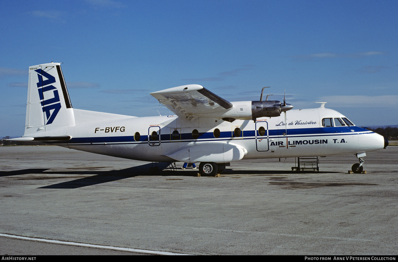 Aircraft Photo of F-BVFG | Nord 262A-12 | Air Limousin Travail Aérien - ALTA | AirHistory.net #592930