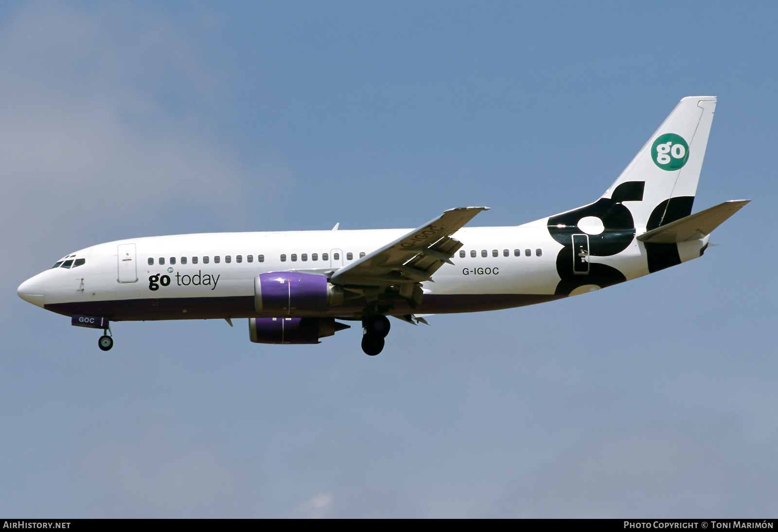 Aircraft Photo of G-IGOC | Boeing 737-3Y0 | Go Fly | AirHistory.net #592941