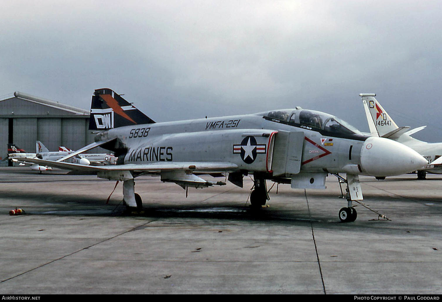 Aircraft Photo of 155838 / 5838 | McDonnell Douglas F-4J Phantom II | USA - Marines | AirHistory.net #592949