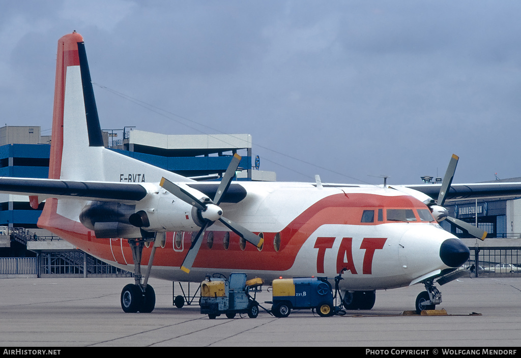 Aircraft Photo of F-BVTA | Fokker F27-200 Friendship | TAT - Touraine Air Transport | AirHistory.net #592998