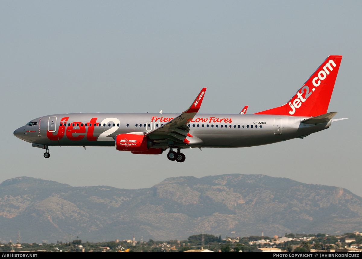 Aircraft Photo of G-JZBK | Boeing 737-800 | Jet2 | AirHistory.net #593002
