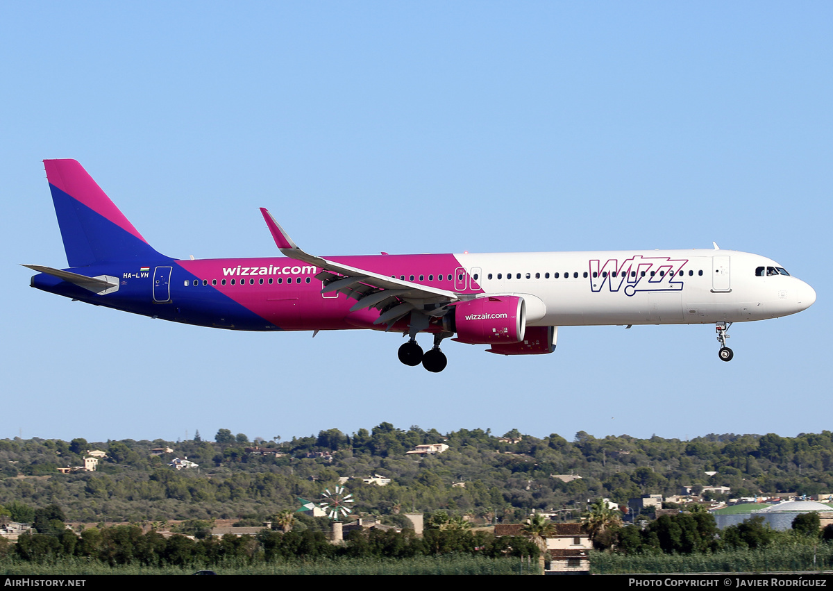 Aircraft Photo of HA-LVH | Airbus A321-271NX | Wizz Air | AirHistory.net #593004