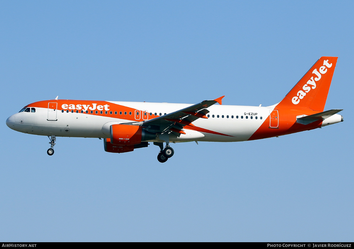 Aircraft Photo of G-EZUP | Airbus A320-214 | EasyJet | AirHistory.net #593008