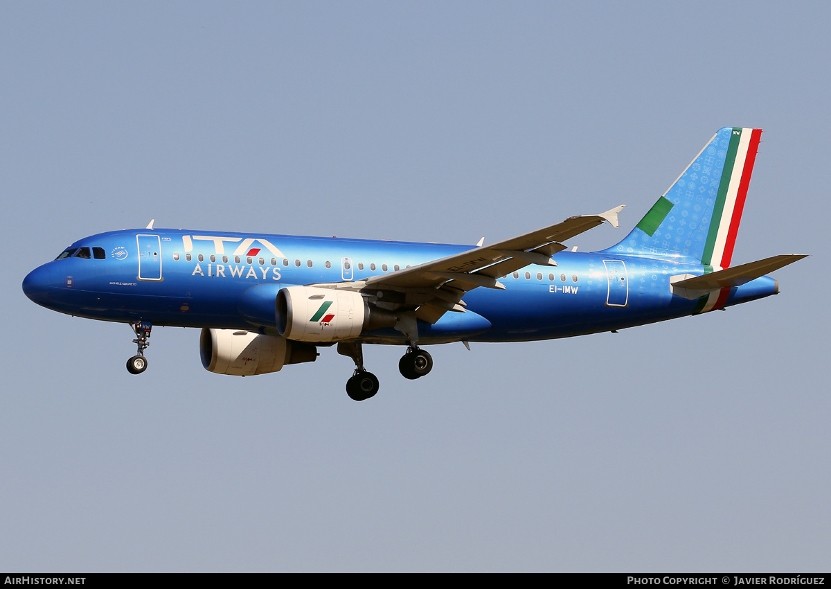 Aircraft Photo of EI-IMW | Airbus A319-111 | ITA Airways | AirHistory.net #593011